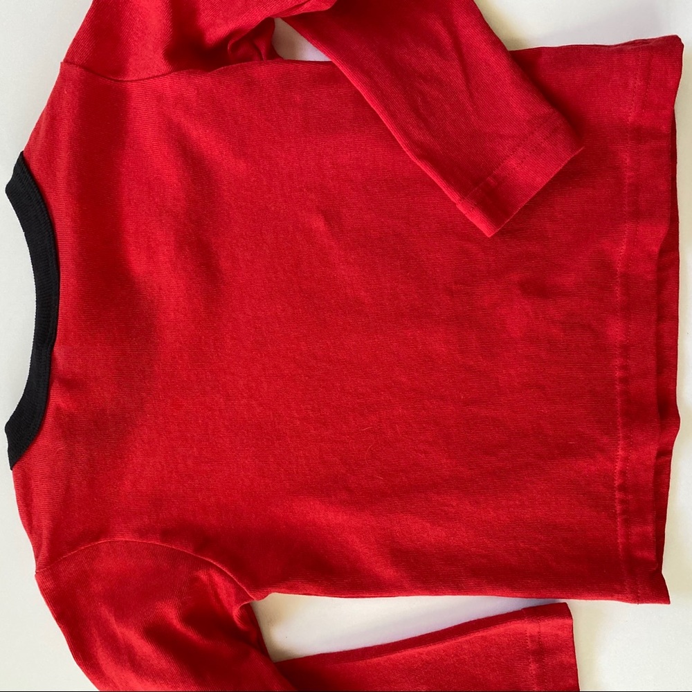 101 Dalmatians Red Long Sleeve Kids Shirt NEW NOS - Picture 4 of 4